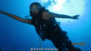 Jamaican Mermaid Diver by Daniel Waldman 